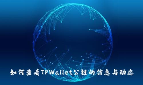如何查看TPWallet公链的信息与动态